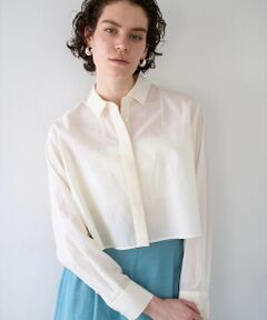 qualite / カリテ シャツ・ブラウス | コットンシアークロップドシャツ