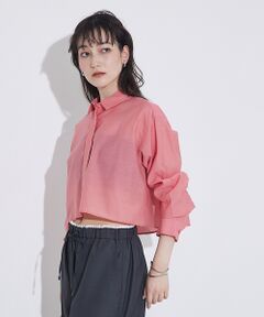 qualite / カリテ シャツ・ブラウス | コットンシアークロップドシャツ