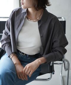 qualite / カリテ シャツ・ブラウス | コットンシアークロップドシャツ