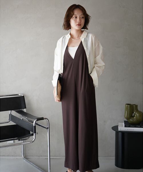 qualite / カリテ シャツ・ブラウス | コットンシアークロップドシャツ | 詳細1