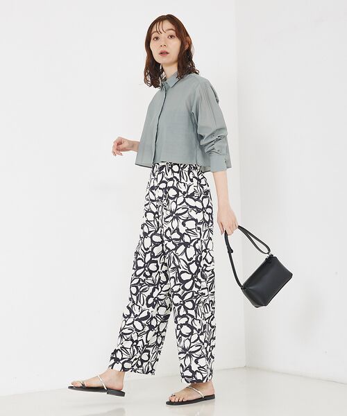 qualite / カリテ シャツ・ブラウス | コットンシアークロップドシャツ | 詳細21