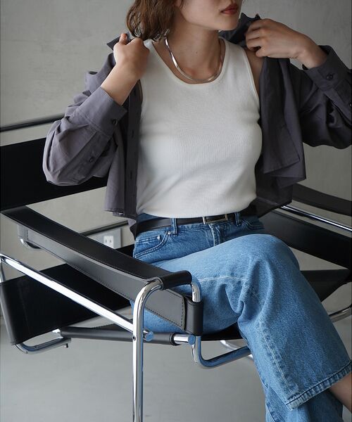 qualite / カリテ シャツ・ブラウス | コットンシアークロップドシャツ | 詳細22