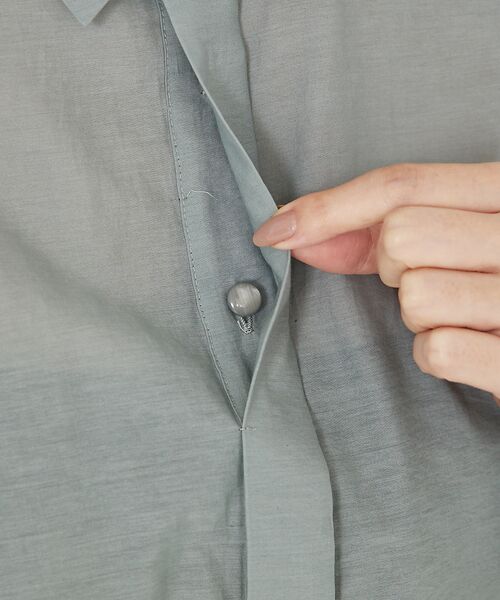 qualite / カリテ シャツ・ブラウス | コットンシアークロップドシャツ | 詳細27
