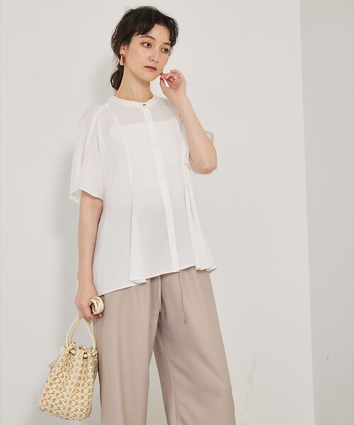 qualite / カリテ シャツ・ブラウス | フレアーパネルブラウス | 詳細3