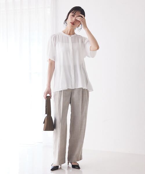 qualite / カリテ シャツ・ブラウス | フレアーパネルブラウス | 詳細4