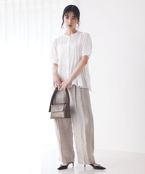 qualite / カリテ シャツ・ブラウス | フレアーパネルブラウス | 詳細5