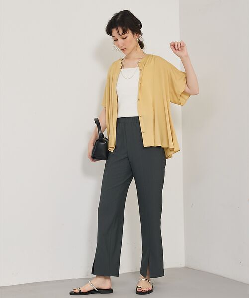 qualite / カリテ シャツ・ブラウス | フレアーパネルブラウス | 詳細8