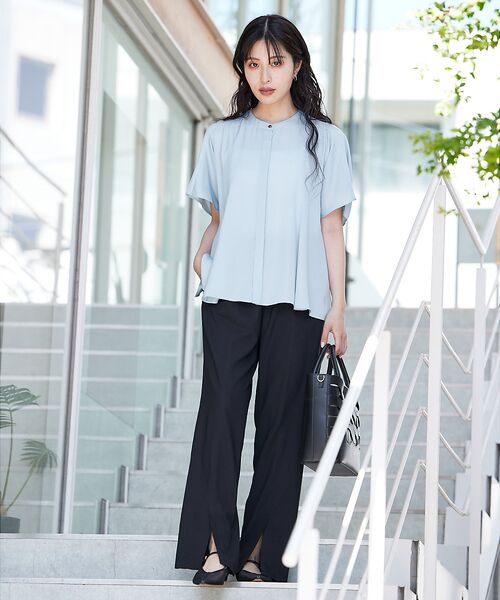 qualite / カリテ シャツ・ブラウス | フレアーパネルブラウス | 詳細12