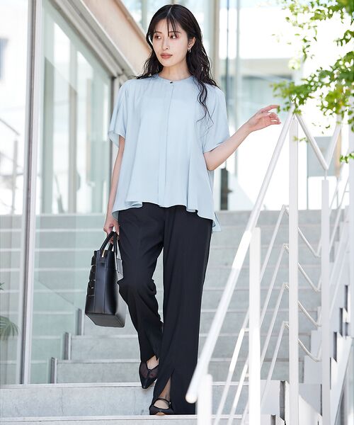 qualite / カリテ シャツ・ブラウス | フレアーパネルブラウス | 詳細13