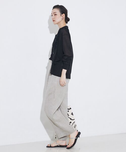 qualite / カリテ カーディガン・ボレロ | boussole×qualite　フラワーエンブロカーディガン | 詳細10