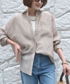 qualite / カリテ シャツ・ブラウス | 【大人シアーシャツ】バックスリットシアーシャツ【予約】