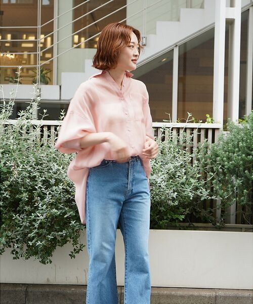 qualite / カリテ シャツ・ブラウス | 【夏活躍の万能羽織り】バックスリットシアーシャツ | 詳細10