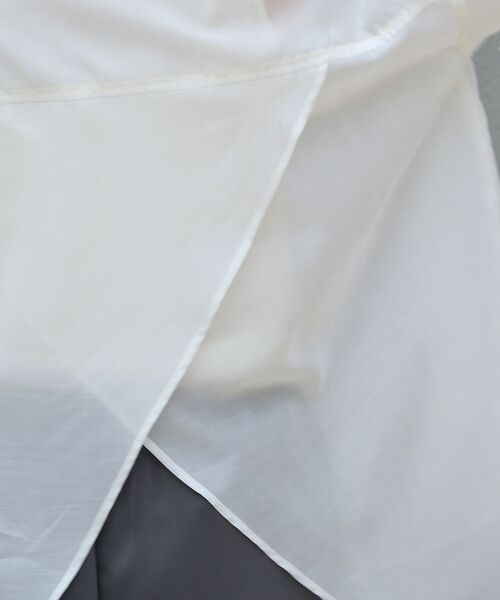 qualite / カリテ シャツ・ブラウス | 【大人シアーシャツ】バックスリットシアーシャツ【予約】 | 詳細14