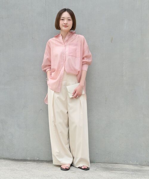 qualite / カリテ シャツ・ブラウス | 【大人シアーシャツ】バックスリットシアーシャツ【予約】 | 詳細27