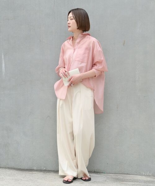 qualite / カリテ シャツ・ブラウス | 【大人シアーシャツ】バックスリットシアーシャツ【予約】 | 詳細29