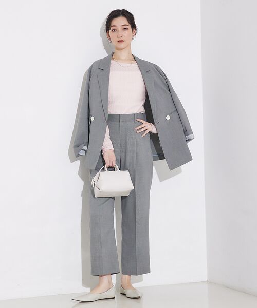 qualite / カリテ Tシャツ | ジャカードニットメロウトップス | 詳細10