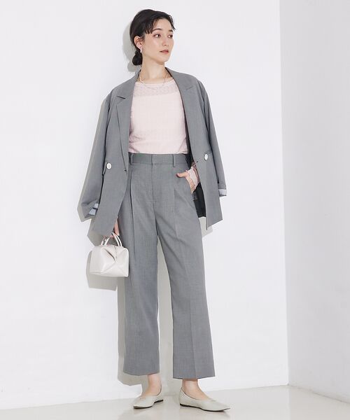 qualite / カリテ Tシャツ | ジャカードニットメロウトップス | 詳細13