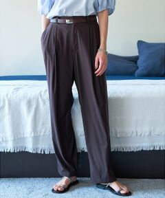 qualite / カリテ パンツ | 【接触冷感＆UV】クールトリコットタックパンツ