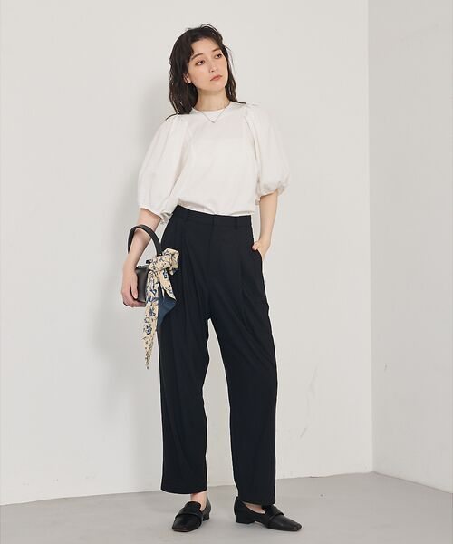 qualite / カリテ パンツ | 【接触冷感＆UV】クールトリコットタックパンツ | 詳細17