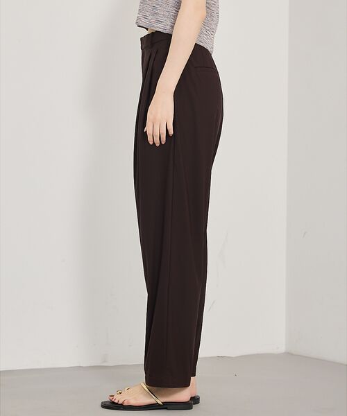 qualite / カリテ パンツ | 【接触冷感＆UV】クールトリコットタックパンツ | 詳細20