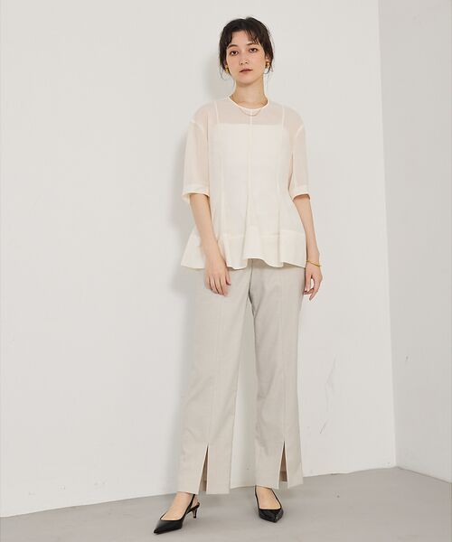 qualite / カリテ パンツ | 【セットアップ対応】スリットパンツ | 詳細11