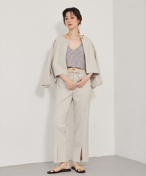 qualite / カリテ パンツ | 【セットアップ対応】スリットパンツ | 詳細12