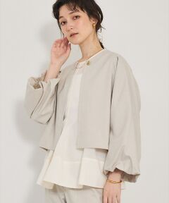 qualite / カリテ ノーカラージャケット | 【セットアップ対応】バルーンジャケット