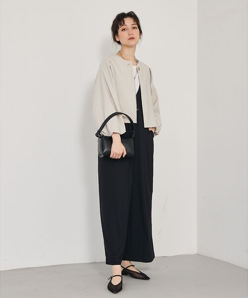 qualite / カリテ ノーカラージャケット | 【セットアップ対応】バルーンジャケット | 詳細2