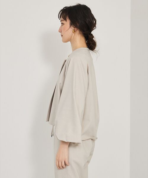 qualite / カリテ ノーカラージャケット | 【セットアップ対応】バルーンジャケット | 詳細8