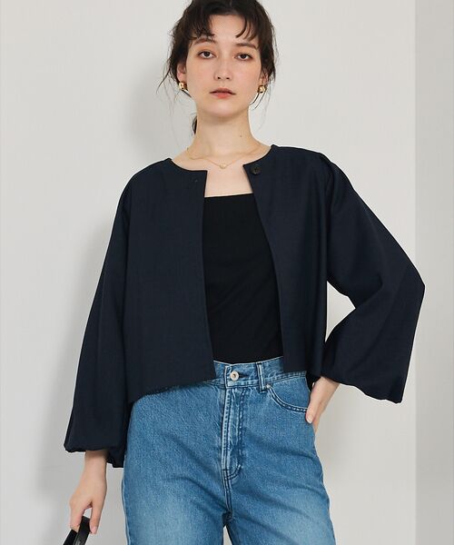 qualite / カリテ ノーカラージャケット | 【セットアップ対応】バルーンジャケット | 詳細21