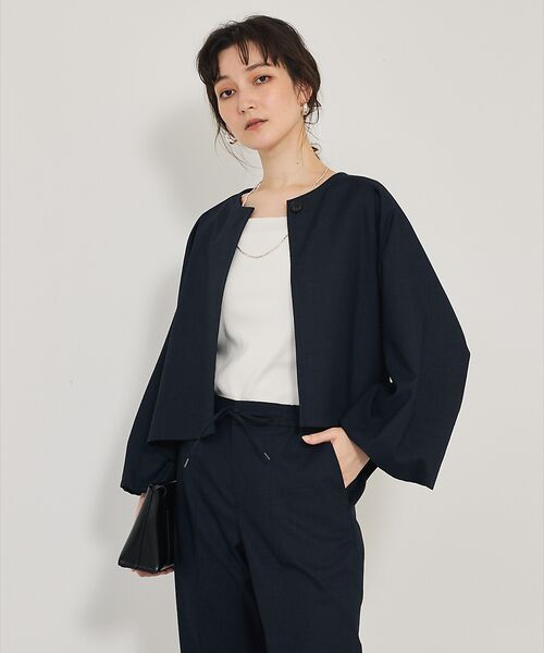 qualite / カリテ ノーカラージャケット | 【セットアップ対応】バルーンジャケット | 詳細23