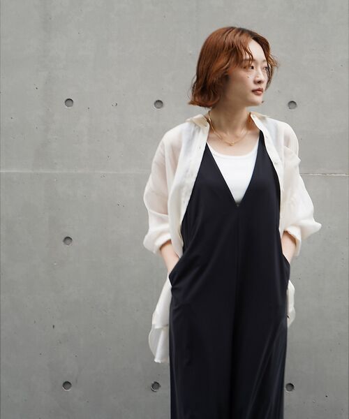 qualite / カリテ サロペット・オールインワン | 【接触冷感&UV】クールトリコットオールインワン | 詳細10