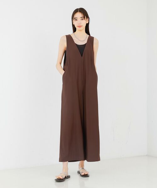 qualite / カリテ サロペット・オールインワン | 【接触冷感&UV】クールトリコットオールインワン | 詳細11