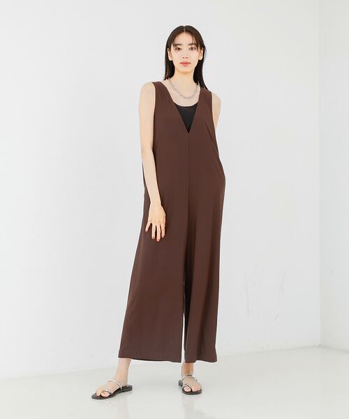 qualite / カリテ サロペット・オールインワン | 【接触冷感&UV】クールトリコットオールインワン | 詳細13