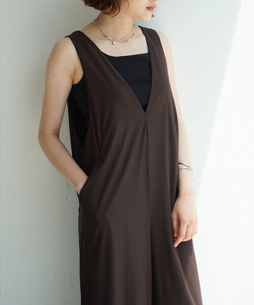 qualite / カリテ サロペット・オールインワン | 【接触冷感&UV】クールトリコットオールインワン | 詳細15