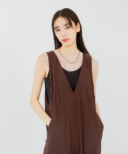 qualite / カリテ サロペット・オールインワン | 【接触冷感&UV】クールトリコットオールインワン | 詳細20