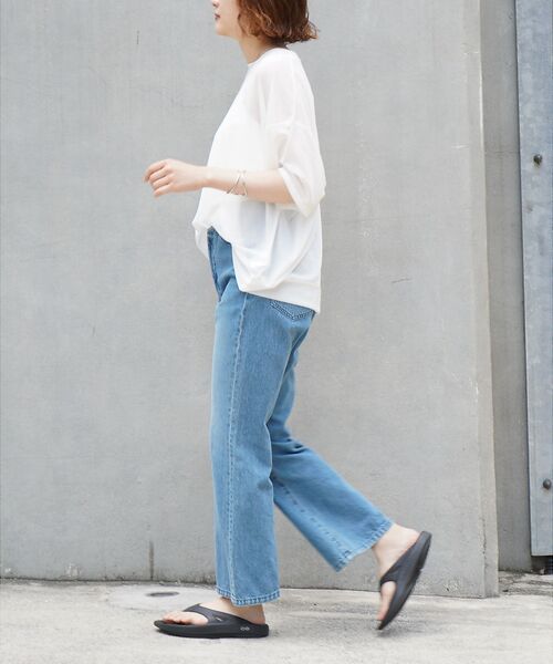 qualite / カリテ Tシャツ | 【インナーキャミ付き】シアードルマンT | 詳細14