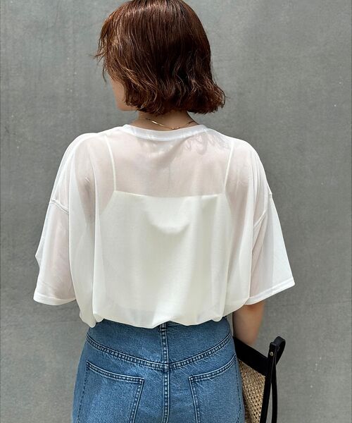 qualite / カリテ Tシャツ | 【インナーキャミ付き】シアードルマンT | 詳細3