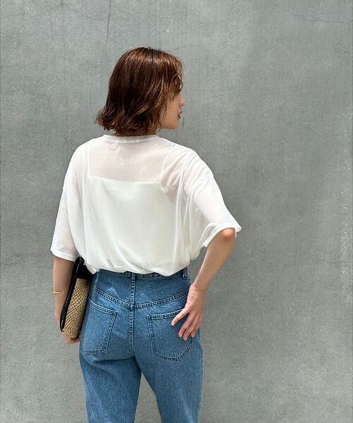 qualite / カリテ Tシャツ | 【インナーキャミ付き】シアードルマンT | 詳細4