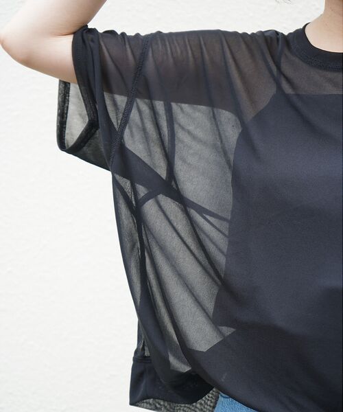 qualite / カリテ Tシャツ | 【インナーキャミ付き】シアードルマンT | 詳細9