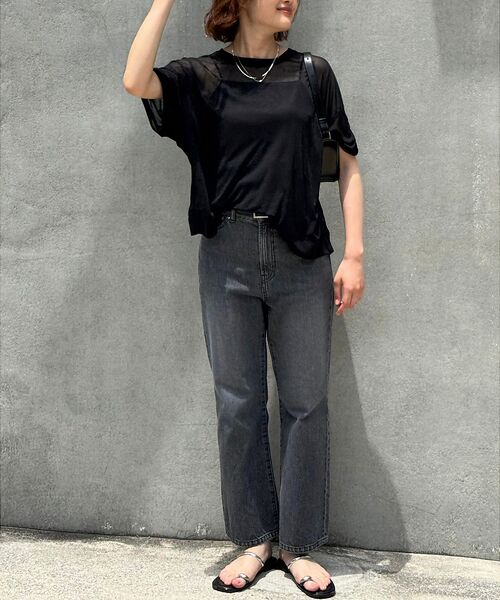 qualite / カリテ Tシャツ | 【インナーキャミ付き】シアードルマンT | 詳細18