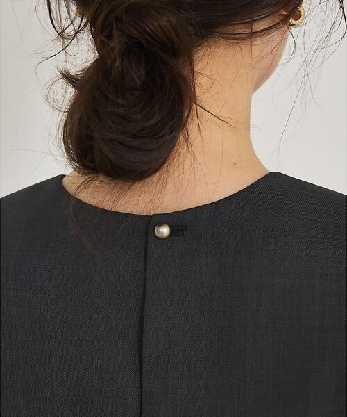 qualite / カリテ ベスト | 【接触冷感＆防シワ】ウールライクジレ/セットアップ対応 | 詳細13