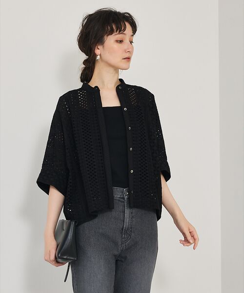 qualite / カリテ シャツ・ブラウス | レースハーフスリーブシャツ | 詳細11