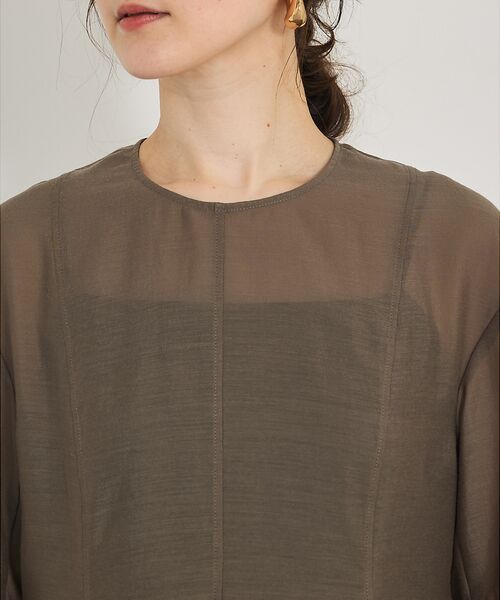 qualite / カリテ シャツ・ブラウス | カーヴィングブラウス | 詳細15