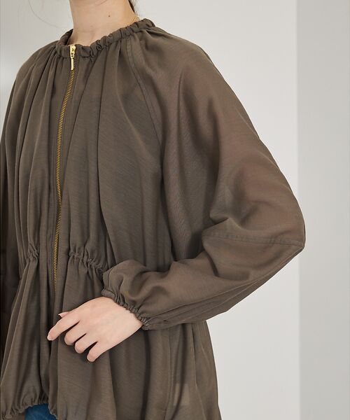 qualite / カリテ ブルゾン | ラウンドスリーブギャザーブルゾン | 詳細18