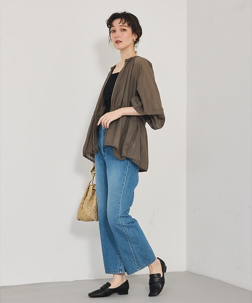 qualite / カリテ ブルゾン | ラウンドスリーブギャザーブルゾン | 詳細10