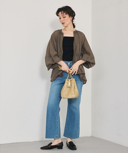 qualite / カリテ ブルゾン | ラウンドスリーブギャザーブルゾン | 詳細11