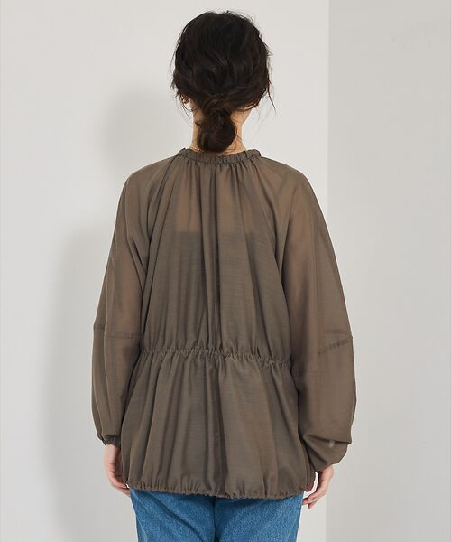 qualite / カリテ ブルゾン | ラウンドスリーブギャザーブルゾン | 詳細16