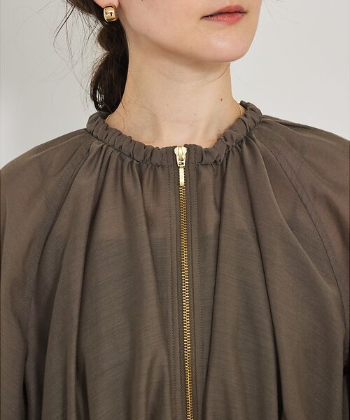 qualite / カリテ ブルゾン | ラウンドスリーブギャザーブルゾン | 詳細17