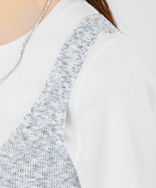 qualite / カリテ キャミソール・チューブトップ | カスリヤーン畦ニットキャミソール | 詳細15